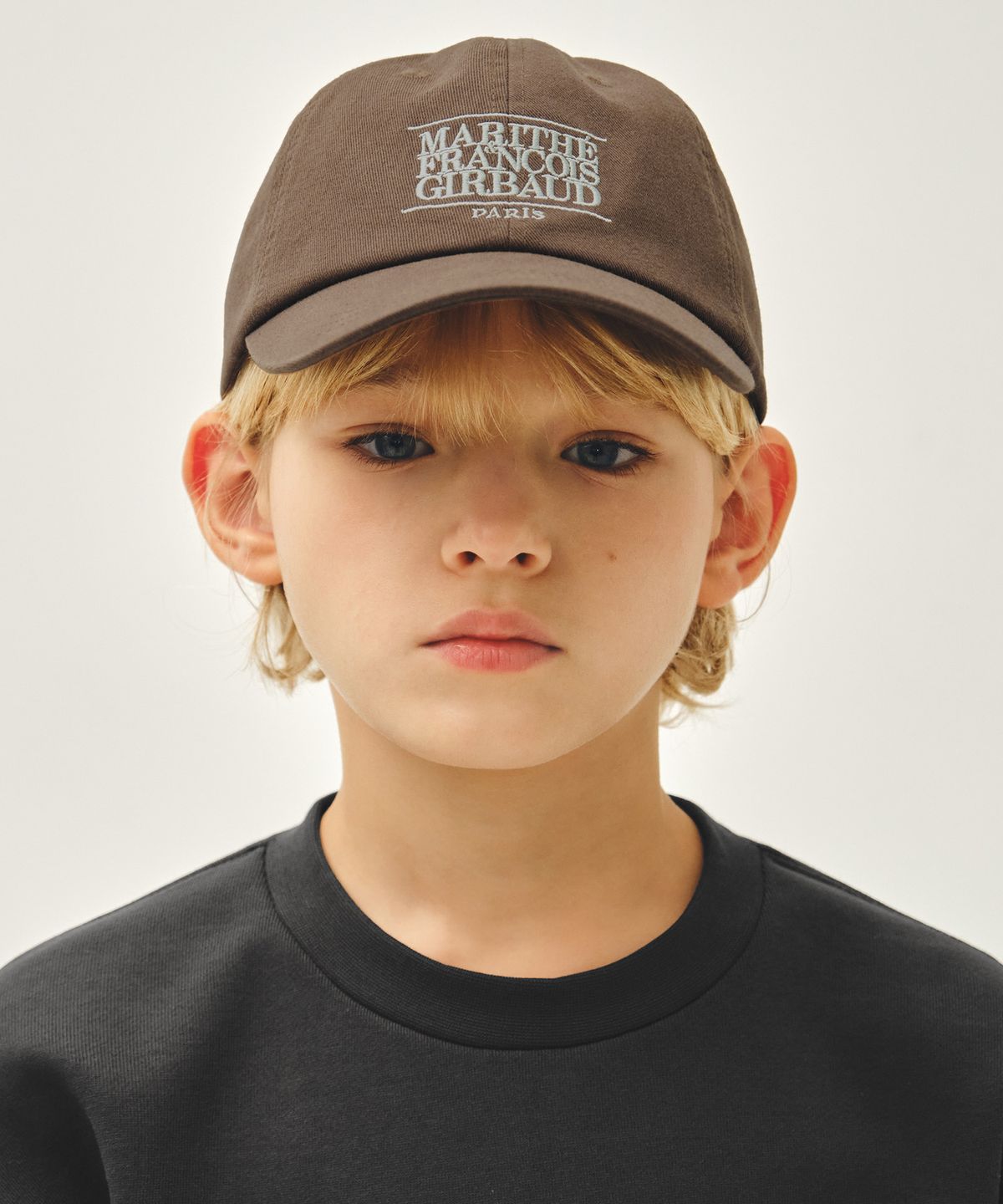 마리떼 키즈(MARITHÉ KIDS) KIDS CLASSIC LOGO CAP brown