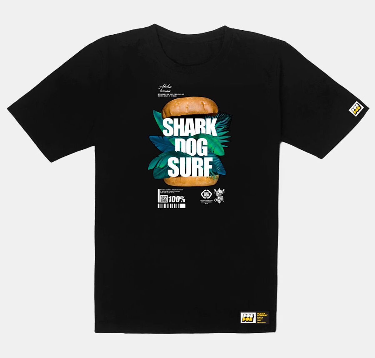 돌돌(DOLDOL) SHARK-DOG_tshirts-169 샤크독 서핑 하와이 그래픽 티셔츠 반팔티