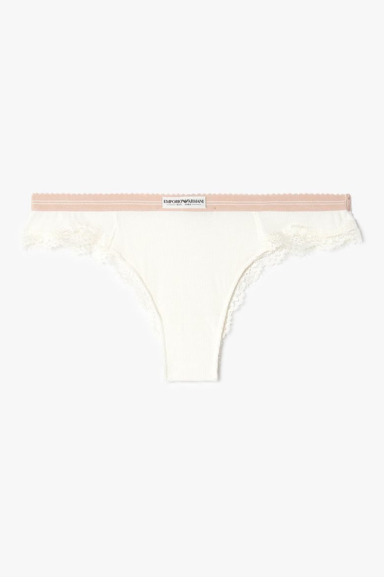 여성 레이스 트림 브라질리언 브리프_아이보리 0825311533