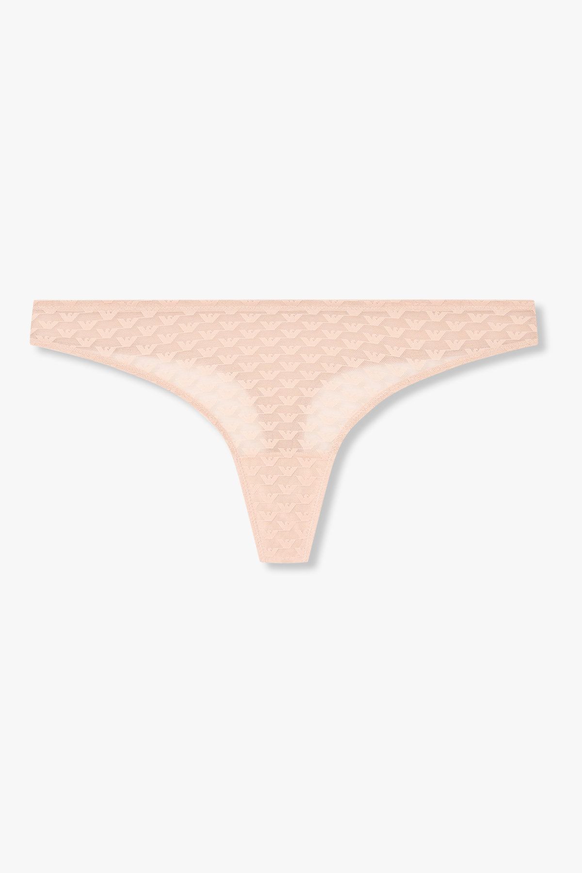 엠포리오 아르마니 언더웨어(EMPORIO ARMANI UNDERWEAR) 여성 이글 패턴 메쉬 티팬티_코랄 0825310522