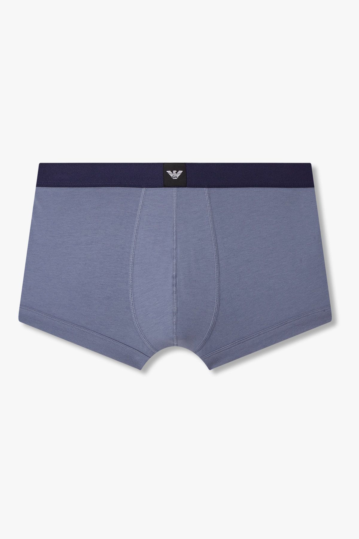 엠포리오 아르마니 언더웨어(EMPORIO ARMANI UNDERWEAR) 남성 이글 패치 밴딩 코튼 드로즈_블루 0815312338