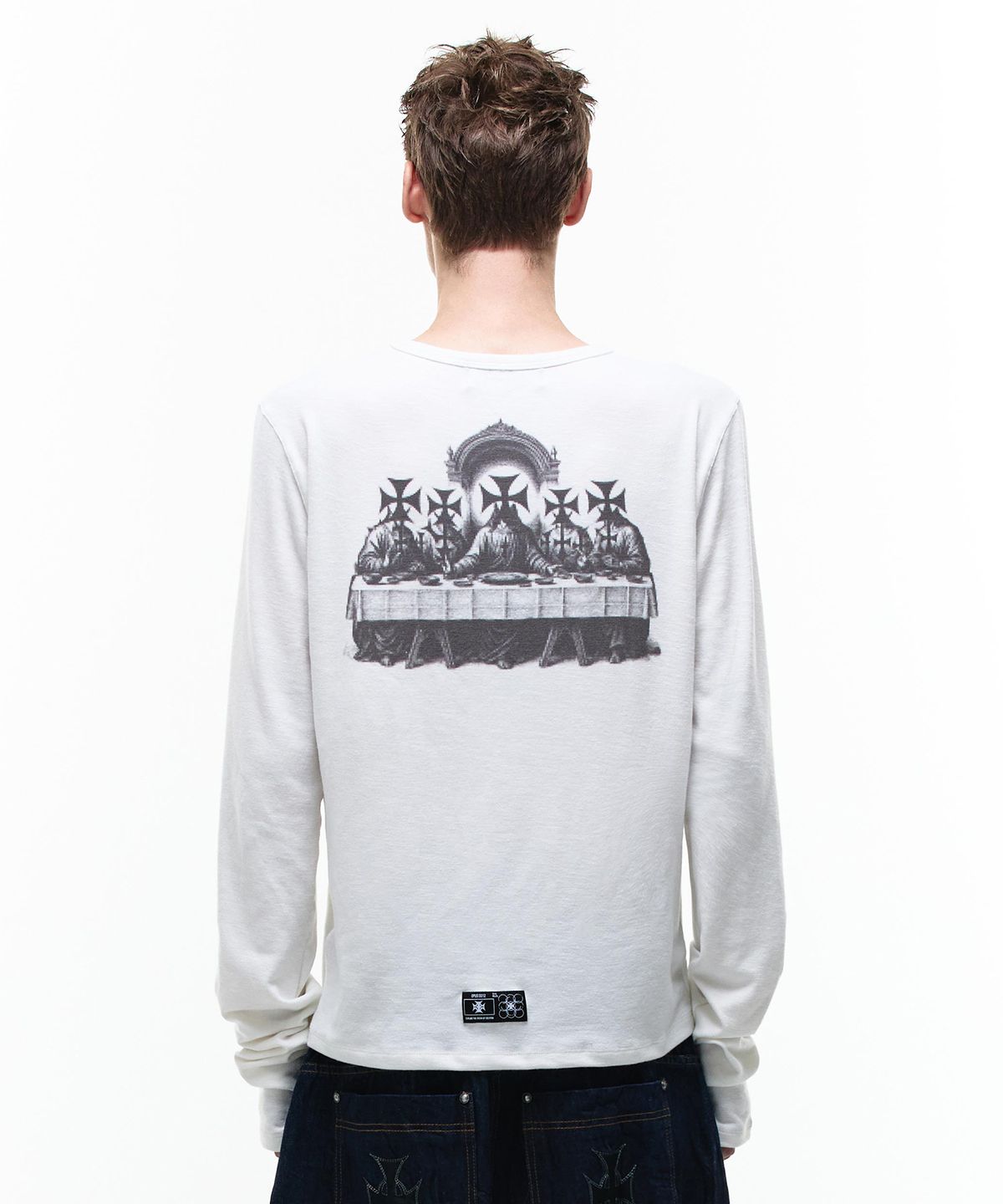 오퍼스 0012(OPUS 0012) Op. 07 HALO S/LONG SLEEVE WHITE