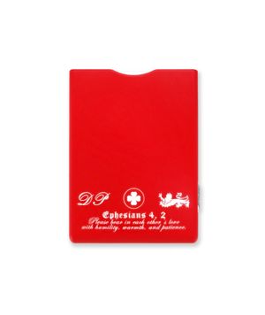 red magsafe button pocket