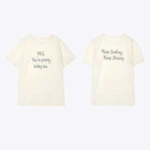 데일리 캐주얼 홈웨어 티셔츠_크림 2매입