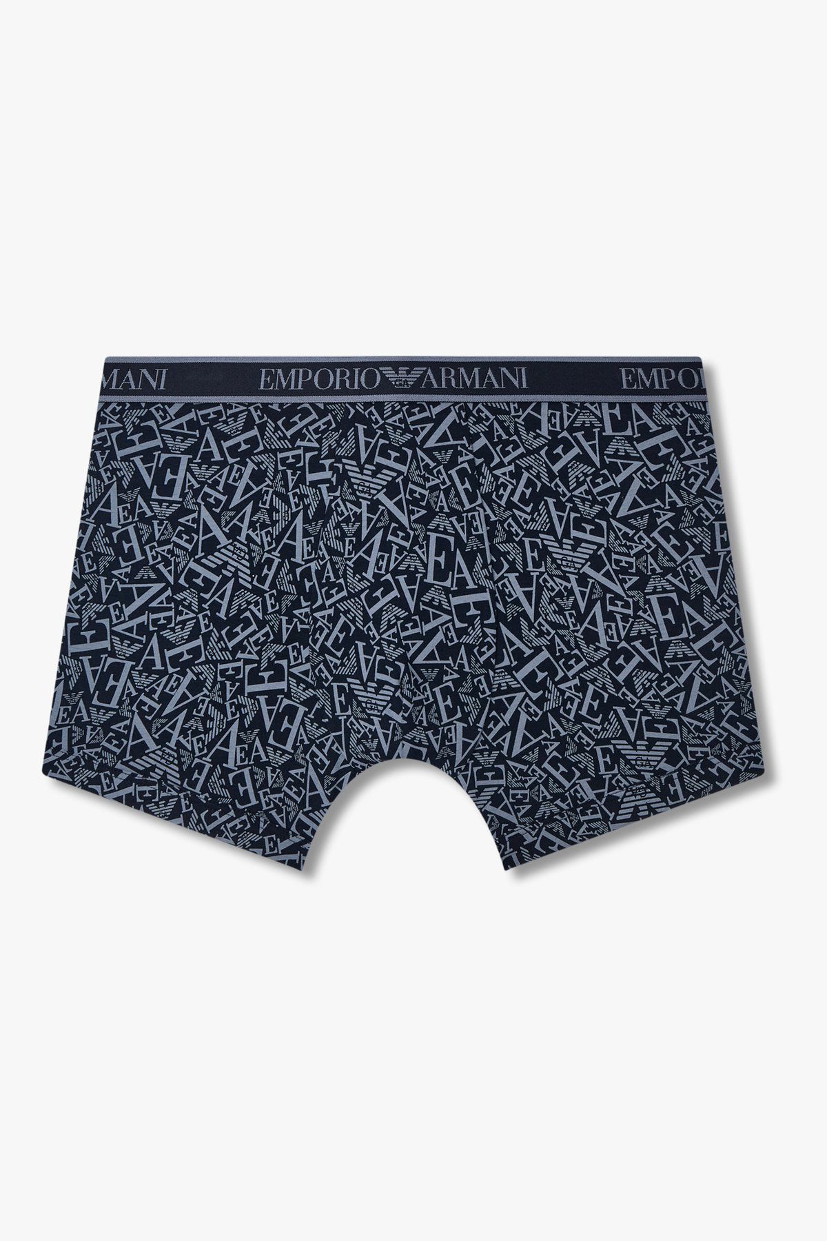 엠포리오 아르마니 언더웨어(EMPORIO ARMANI UNDERWEAR) 남성 라인 밴딩 코튼 롱 드로즈_블루 0815312084