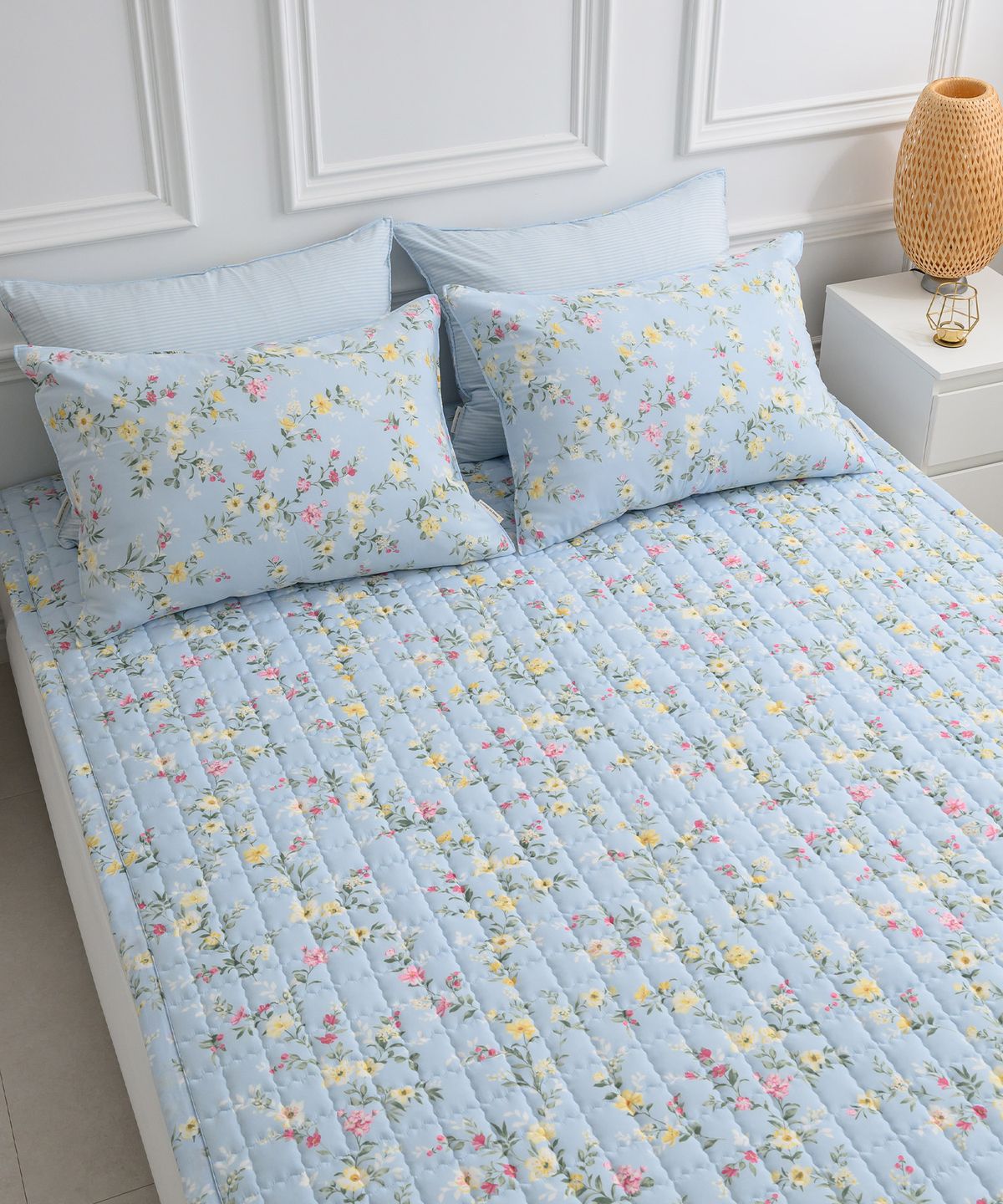 샤이닝홈(SHININGHOME) 더블리 피크닉나잇 마이크로 모달 밴딩 침대패드 SS/Q 2size