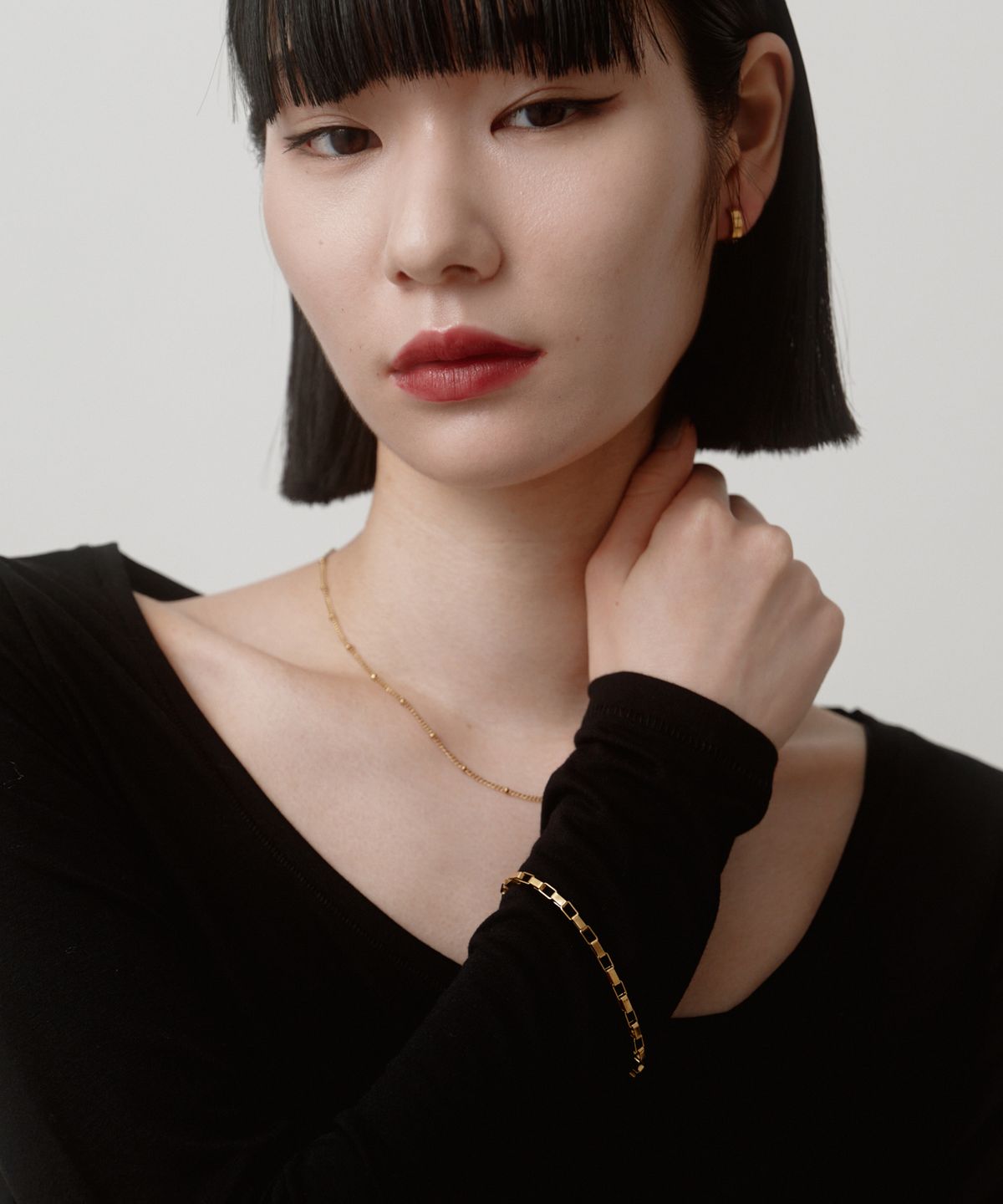노비스도쿄(NOVICE TOKYO) 베네치아 체인 팔찌 [남녀공용] Venetian Chain Bracelet[Stainless] / Gold