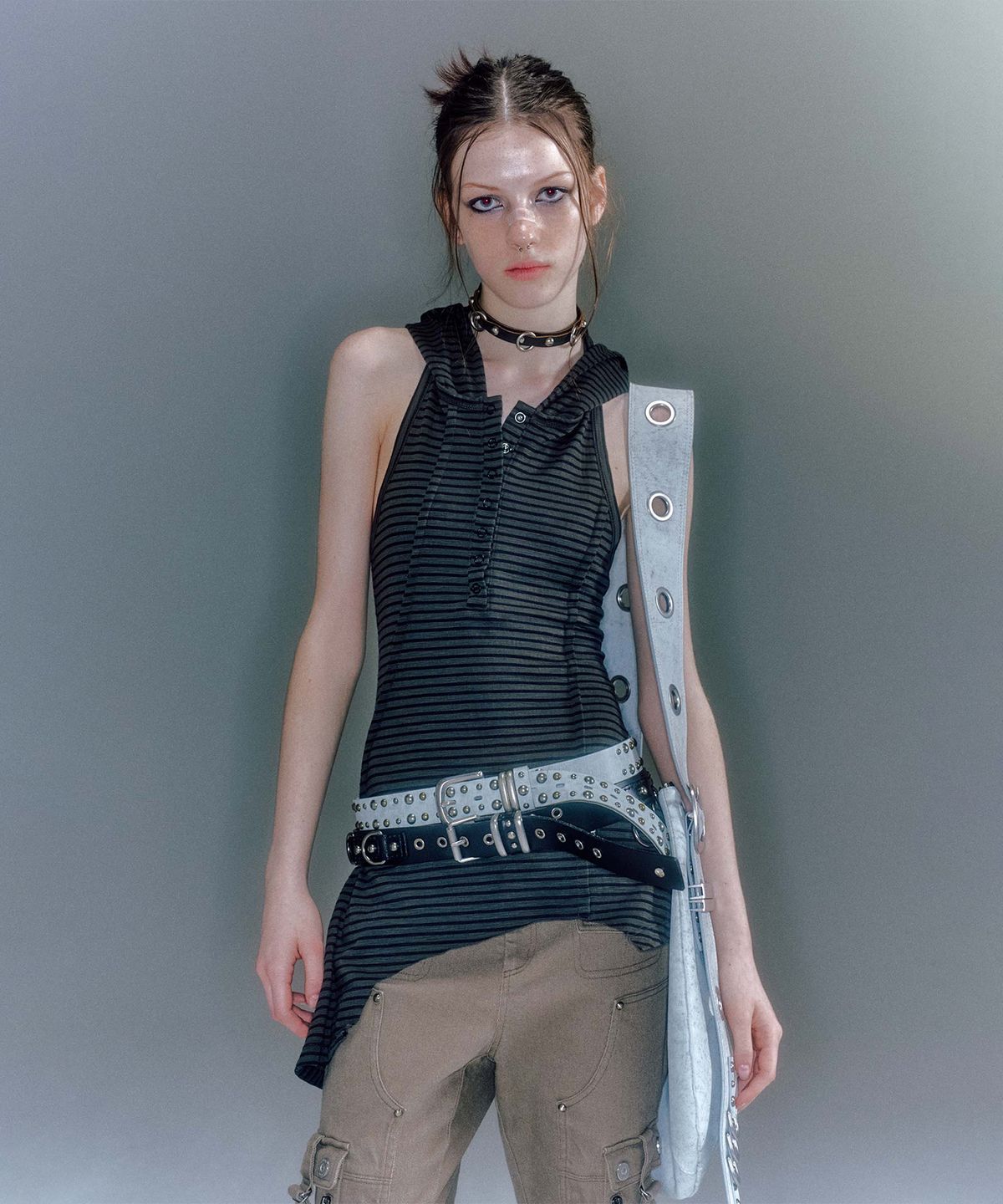 베이컨트 아카이브(VACANT ARCHIVE) ANNIE HALTER NECK ONE-PIECE (2COLOR)