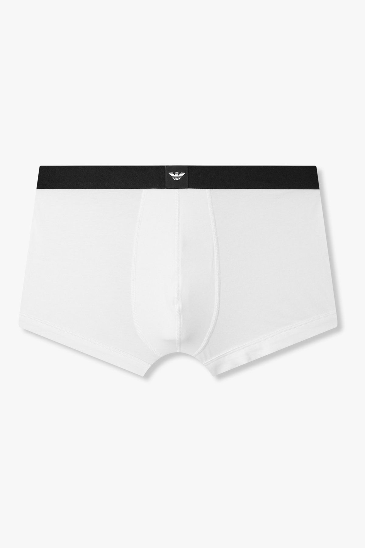 엠포리오 아르마니 언더웨어(EMPORIO ARMANI UNDERWEAR) 남성 이글 패치 밴딩 코튼 드로즈_화이트 0815312337