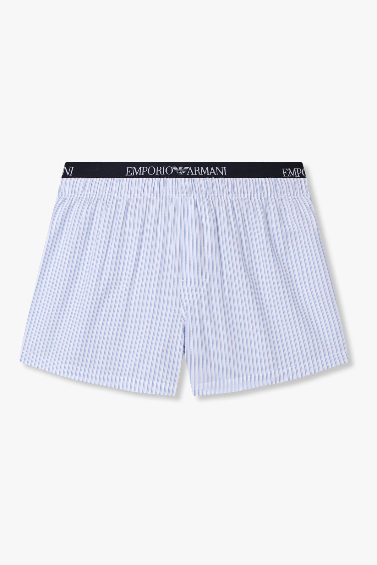 엠포리오 아르마니 언더웨어(EMPORIO ARMANI UNDERWEAR) 남성 레이어드 밴딩 코튼 트렁크_라이트 블루 0815312097