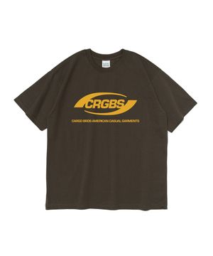 (빅사이즈) 오버 박스 로고 반팔티셔츠 (카키)
