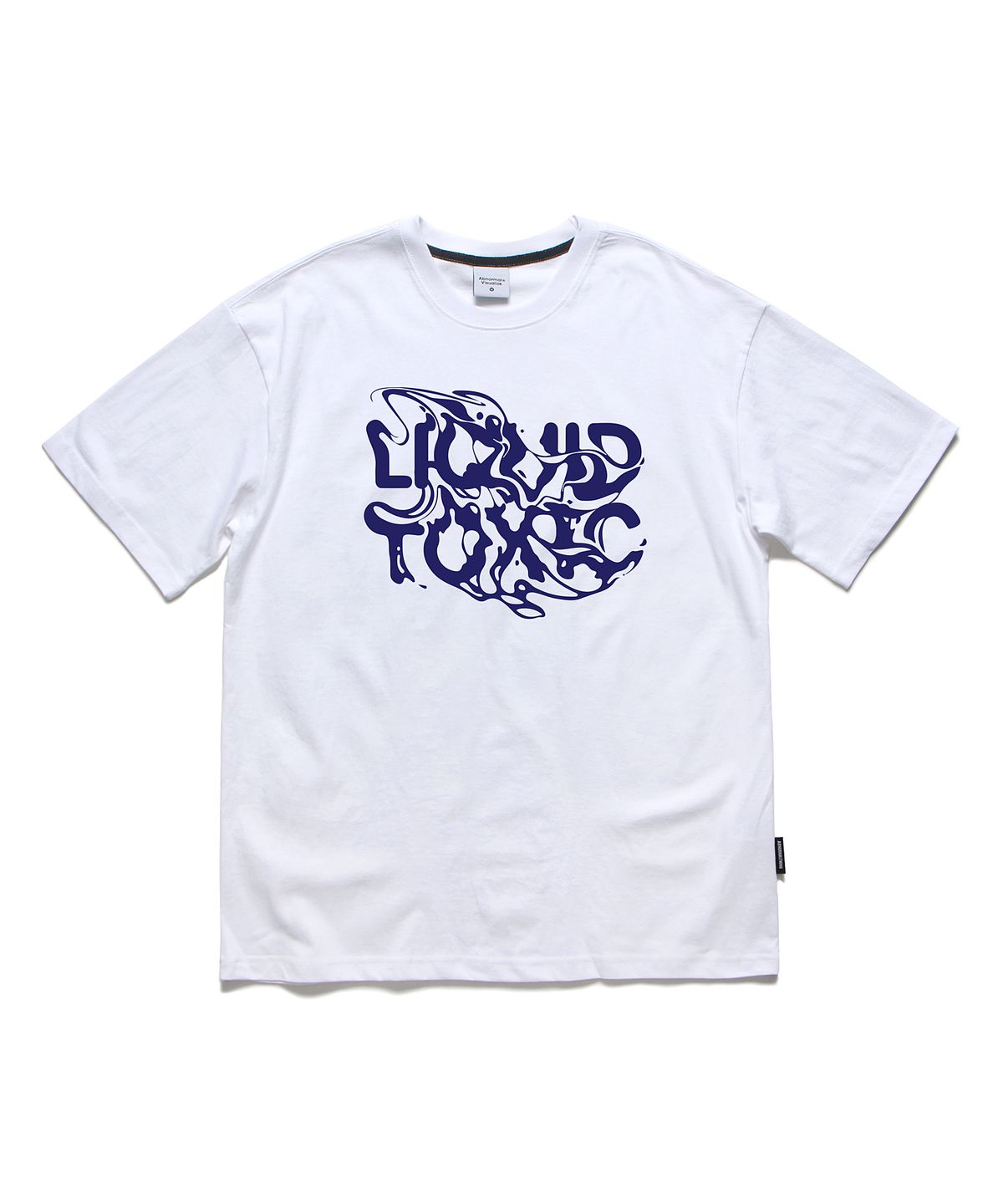 앱놀머씽(ABNORMALTHING) 리퀴드 오버핏 티셔츠 화이트 (LIQUID T-SHIRT WHITE)