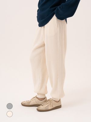 와플 조거 팬츠