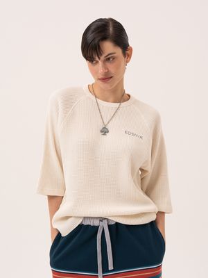 와플 레글런 티셔츠