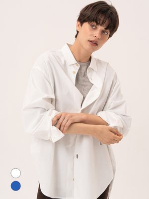 스티치 오버핏 셔츠