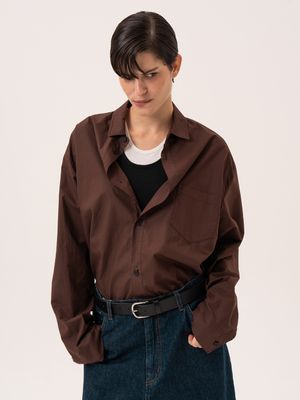 포켓 오버핏 셔츠