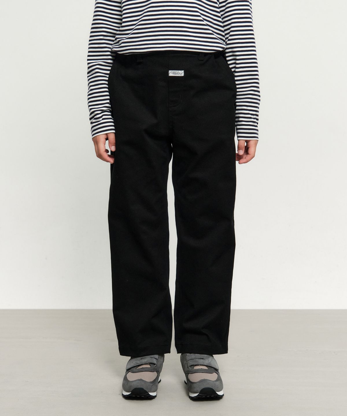 마리떼 키즈(MARITHÉ KIDS) KIDS STRAIGHT FIT CHINO PANTS black
