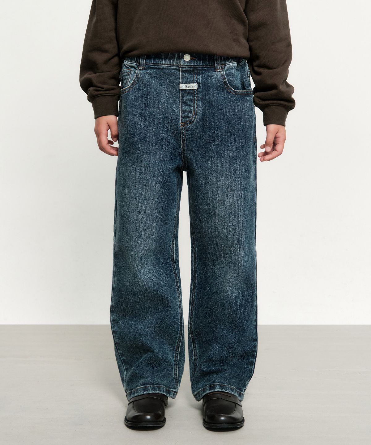 마리떼 키즈(MARITHÉ KIDS) KIDS WIDE FIT DENIM PANTS blue