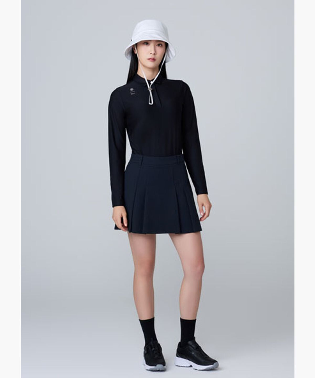 데상트 골프(DESCENTE GOLF) 여성 베이직 플리츠 스커트 (DQ32WFSK9G)
