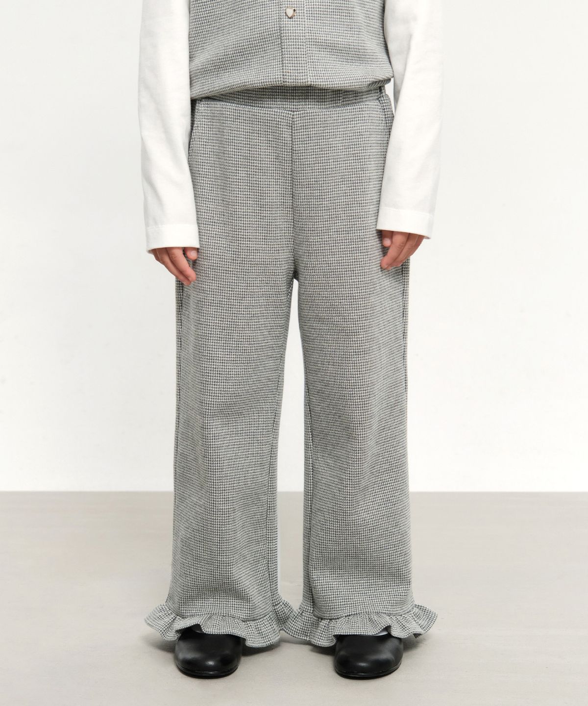 마리떼 키즈(MARITHÉ KIDS) KIDS W RUFFLE SWEAT PANTS gray