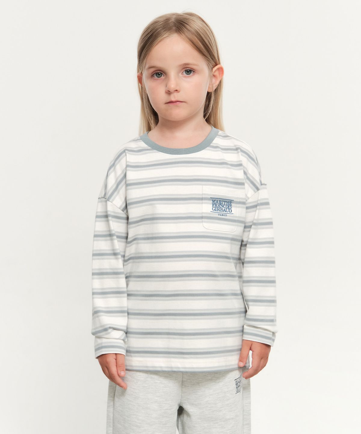 마리떼 키즈(MARITHÉ KIDS) KIDS STRIPE LONG SLEEVE mint