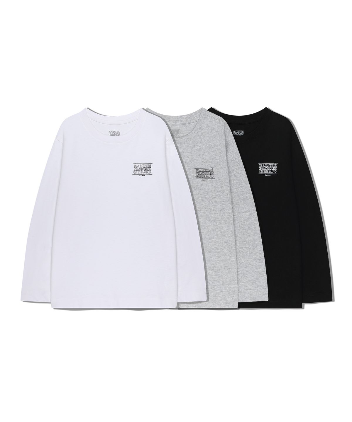 마리떼 키즈(MARITHÉ KIDS) KIDS DOODLE CLASSIC LOGO LONG SLEEVE (3PACK) mix