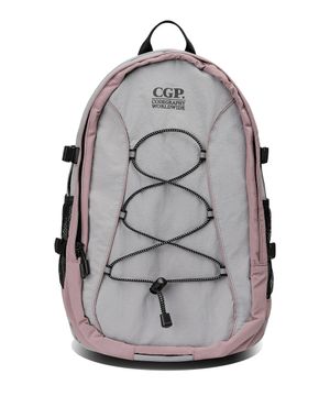 스퀘어 로고 스트링 백팩_그레이