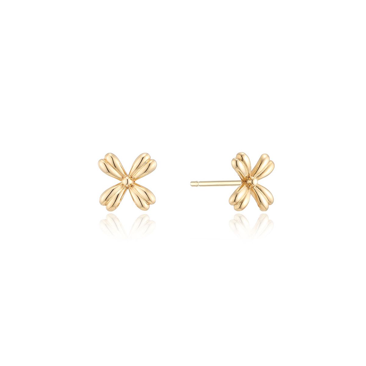 로이드(LLOYD) 모던 네잎클로버 14K 골드 귀걸이 LPFP3025G