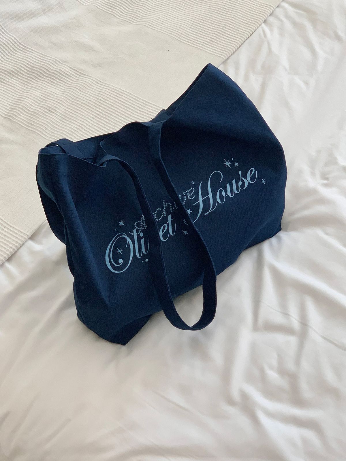 올리베(OLIVET) archive eco bag (navy) 에코백