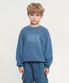 KIDS DYEING SWEATSHIRT stone blue