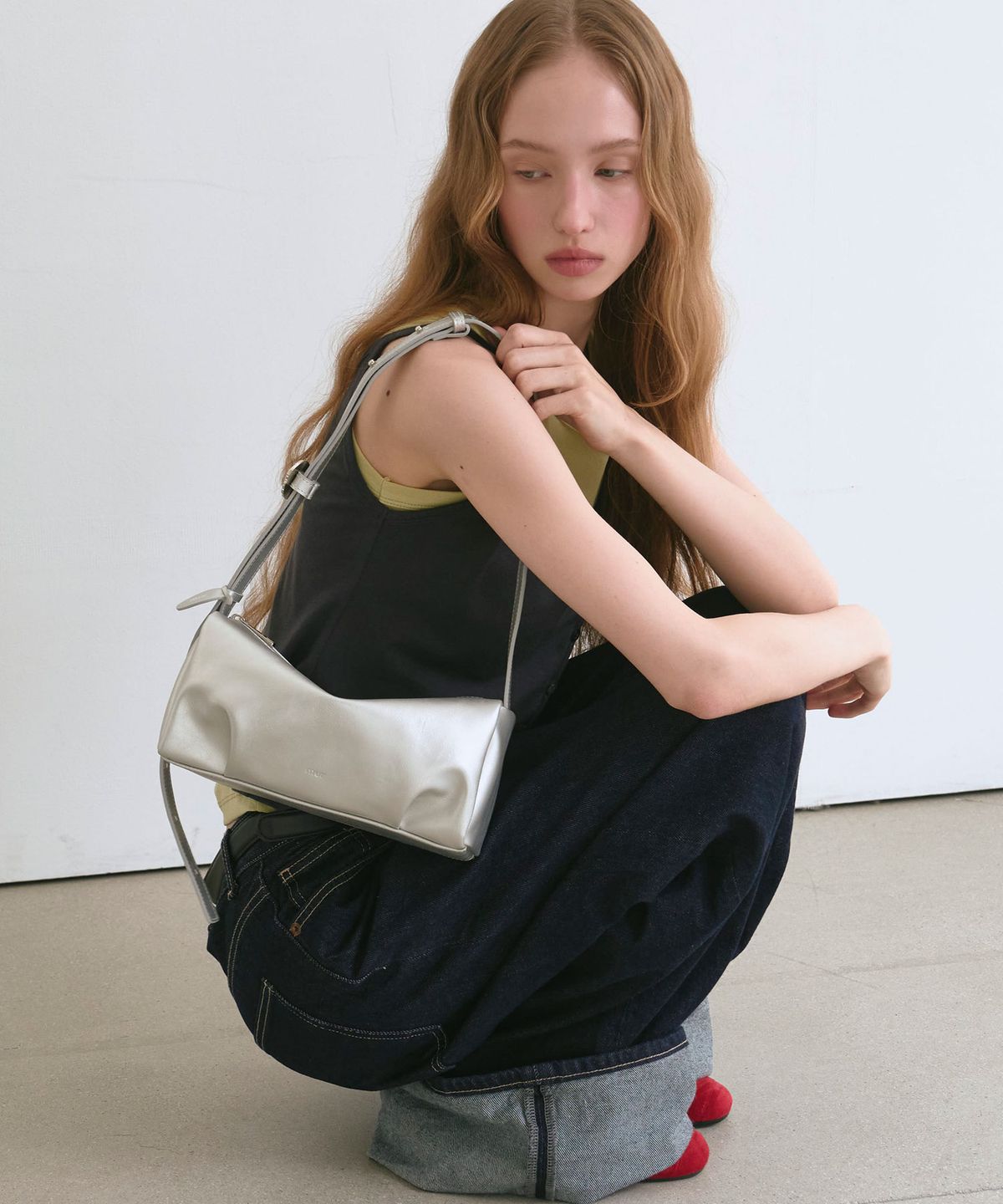 무르(MUR) Bento bag - silver