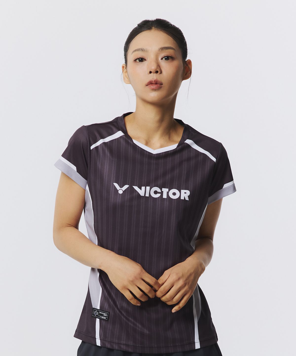 빅터(VICTOR) STRIKE MOTION 배드민턴 여성 티셔츠 (VT25CGW023F)