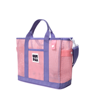 메쉬 빅퐁퐁백2.0 핑크