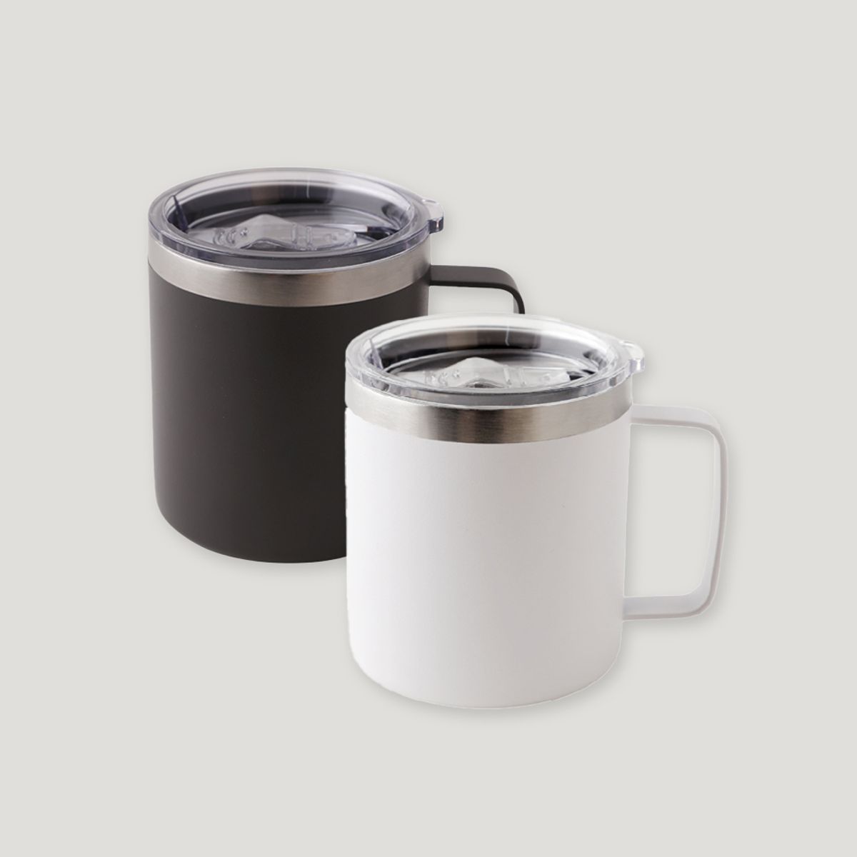 소소모소(SOSOMOSO) 이중 스텐 뚜껑 머그 350ml 2 colors