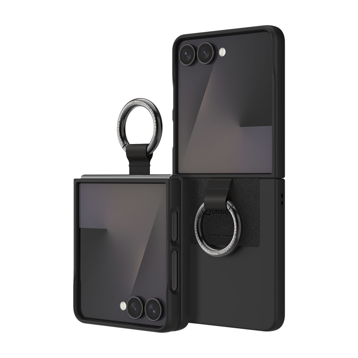 내셔널지오그래픽 모바일(NATIONAL GEOGRAPHIC MOBILE) 갤럭시Z플립7 링 스트랩 슬림핏 케이스