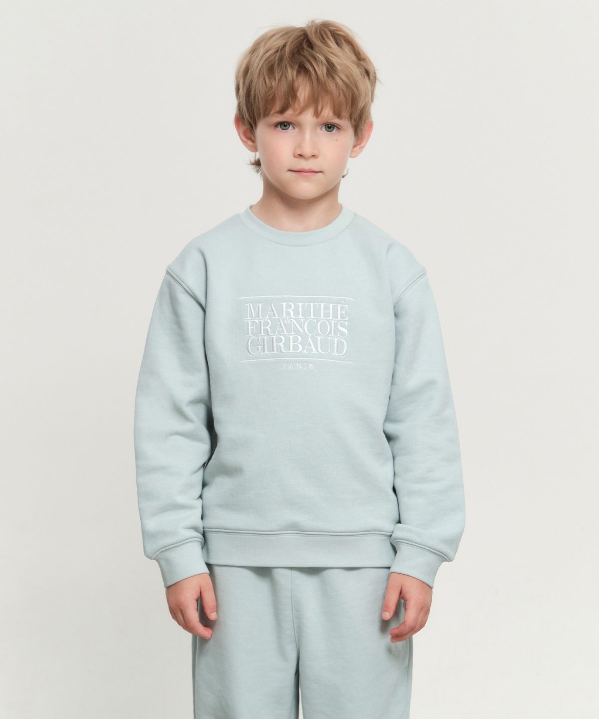 마리떼 키즈(MARITHÉ KIDS) KIDS CLASSIC LOGO SWEATSHIRT mint