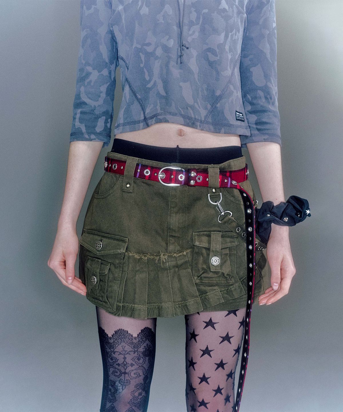 베이컨트 아카이브(VACANT ARCHIVE) KATHY CARGO MINI SKIRT (2COLOR)