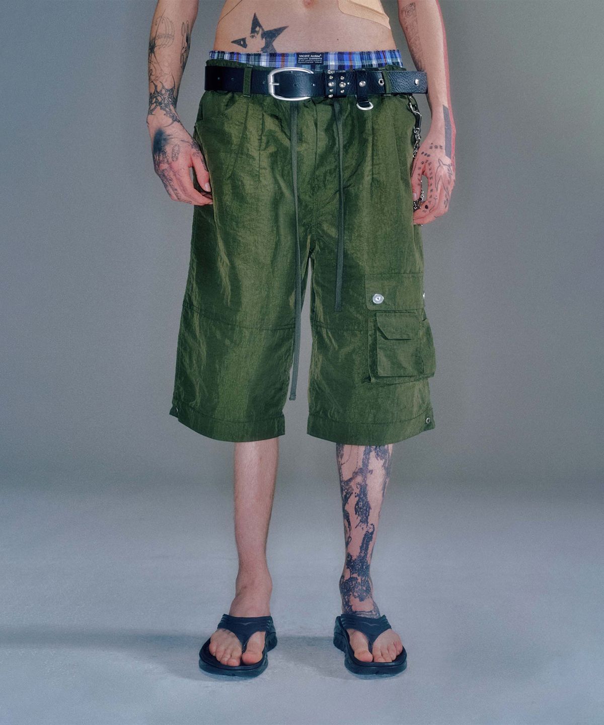 베이컨트 아카이브(VACANT ARCHIVE) ERWIN CARGO BERMUDA PANTS (2COLOR)