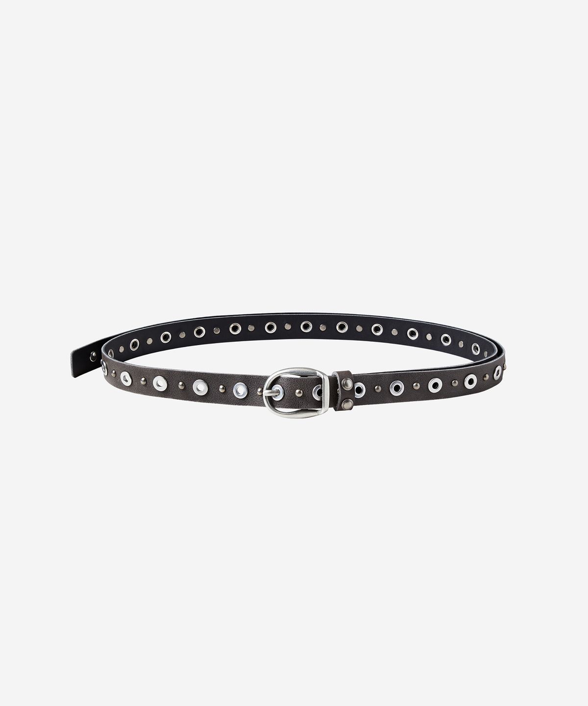 베이컨트 아카이브(VACANT ARCHIVE) LINKIN SKINNY EYELET BELT (2COLOR)