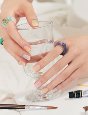 N 틴트 드롭 네일