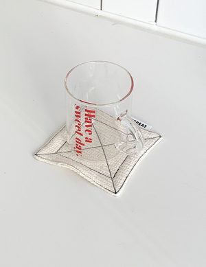 손잡이컵 레터링컵 유리컵