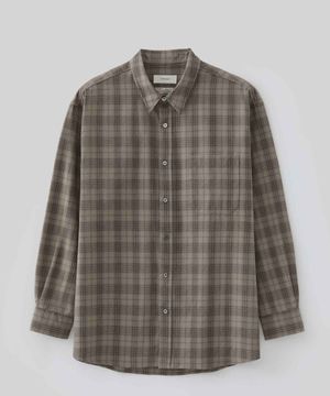 레니카 체크 셔츠 (모카)