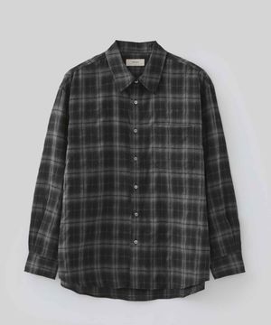 본 피그다잉 체크 셔츠 (블랙)