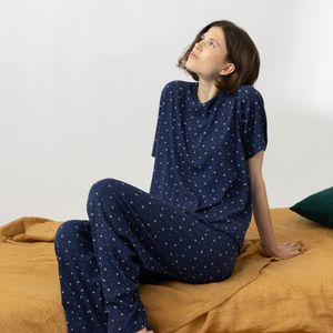 메리 플라워 여성 잠옷 세트