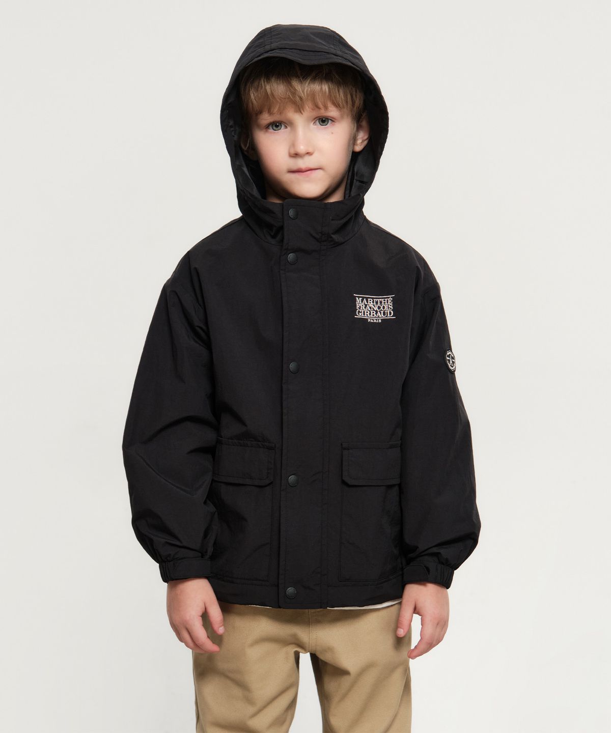 마리떼 키즈(MARITHÉ KIDS) KIDS CLASSIC LOGO WINDBREAKER black