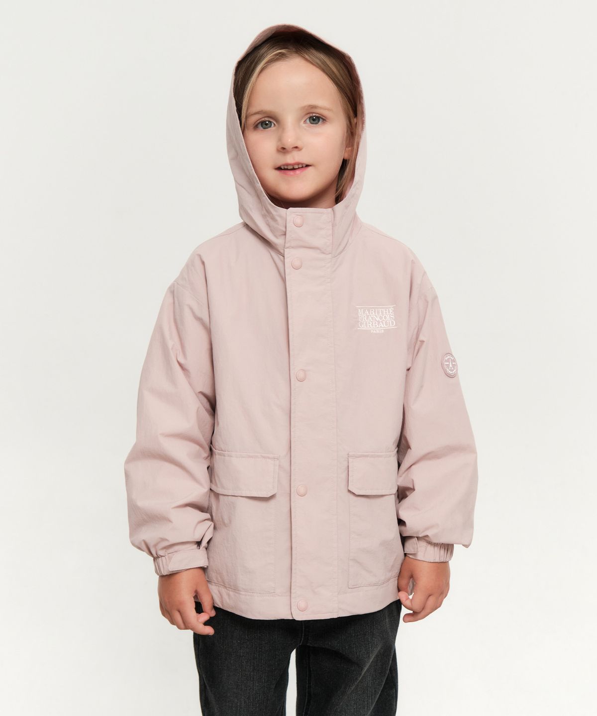 마리떼 키즈(MARITHÉ KIDS) KIDS CLASSIC LOGO WINDBREAKER pink