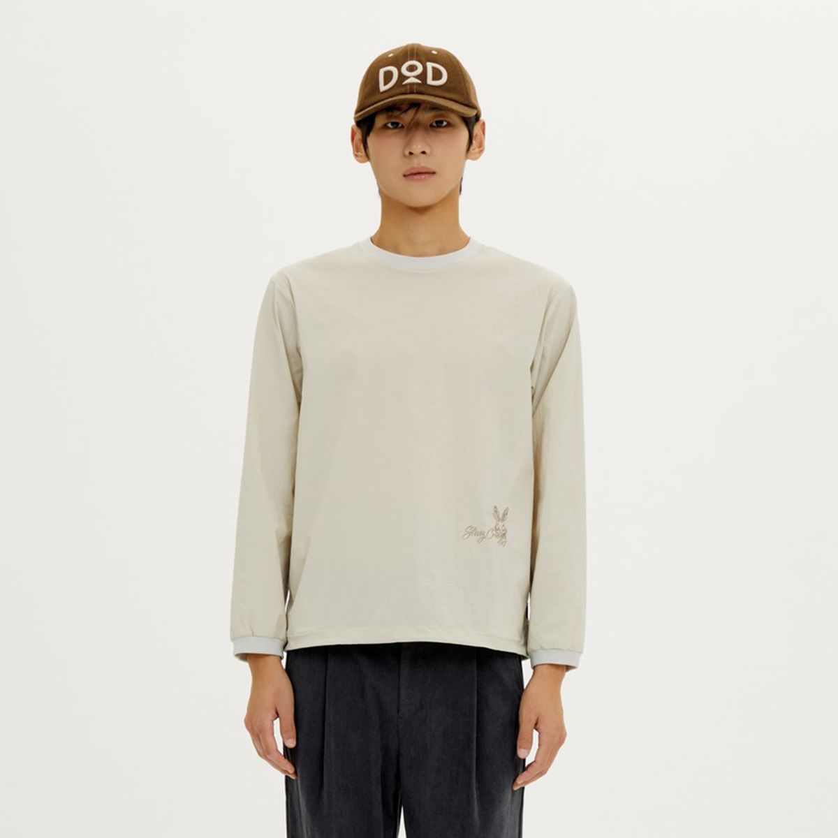 디오디(DOD) 마이로 긴팔 티셔츠(IVORY DARK)