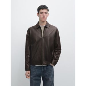 나파 레더 지퍼 자켓