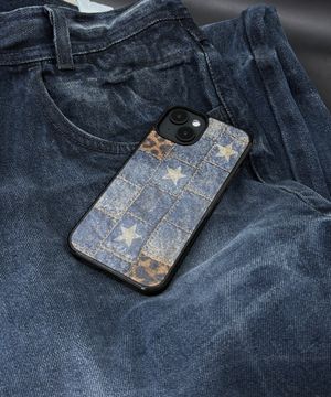 패치워크 데님 범퍼 케이스 (글라스/맥세이프)