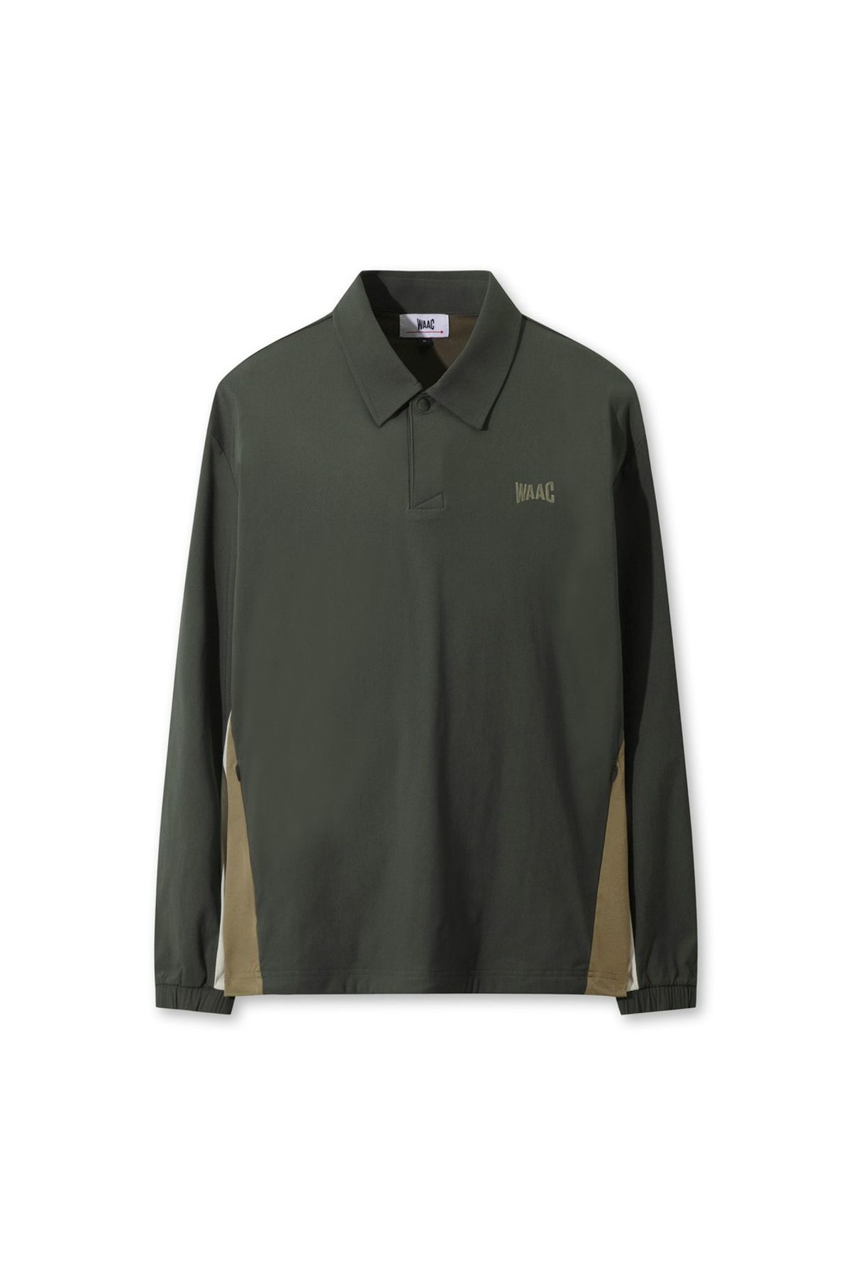 왁(WAAC) [PLAYER S EDITION] Men Woven Hybrid Polo WMTBA25602KHD
